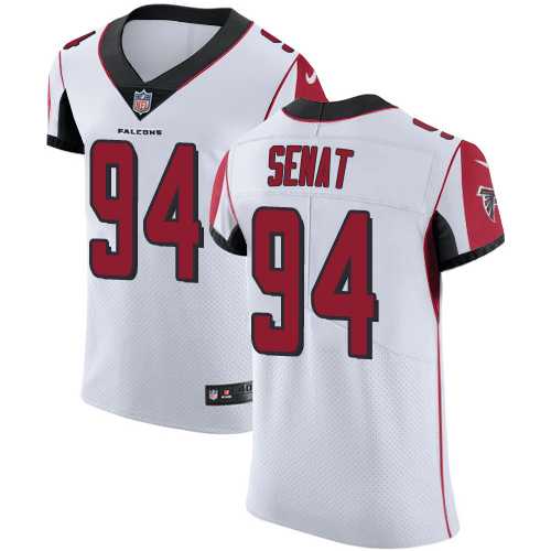 Nike Atlanta Falcons #94 Deadrin Senat White Men's Stitched NFL Vapor Untouchable Elite Jersey