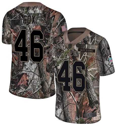 Nike Baltimore Ravens #46 Morgan Cox Camo Men's Stitched NFL Limited Rush Realtree Jersey