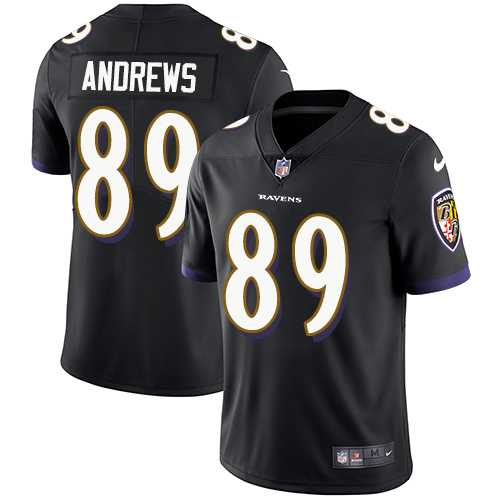 Nike Baltimore Ravens #89 Mark Andrews Black Alternate Men's Stitched NFL Vapor Untouchable Limited Jersey