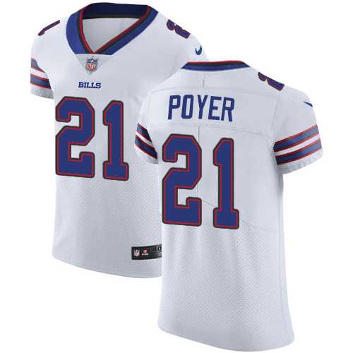 Nike Buffalo Bills #21 Jordan Poyer White Men's Stitched NFL Vapor Untouchable Elite Jersey