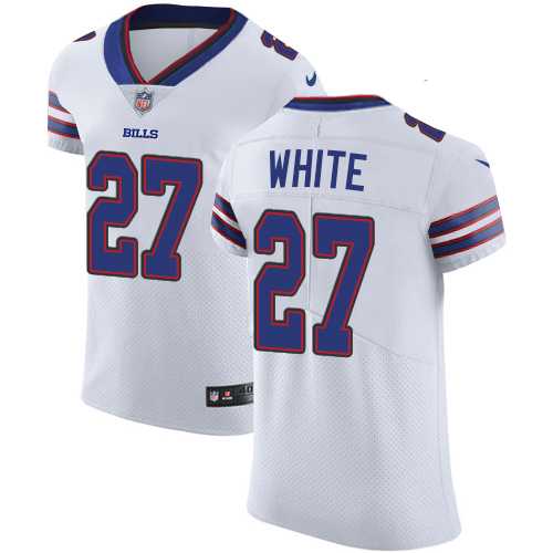 Nike Buffalo Bills #27 Tre'Davious White White Men's Stitched NFL Vapor Untouchable Elite Jersey