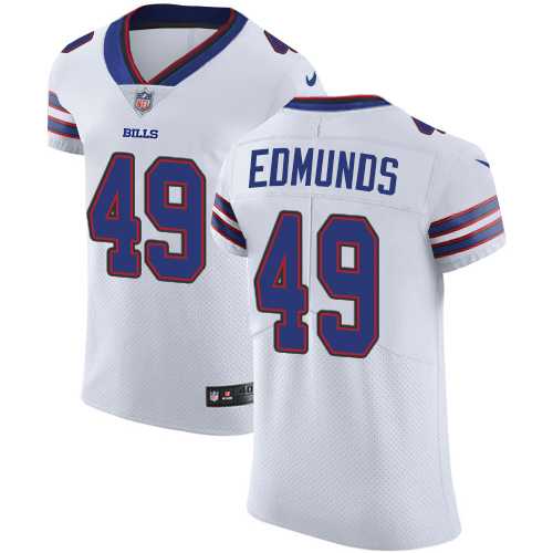 Nike Buffalo Bills #49 Tremaine Edmunds White Men's Stitched NFL Vapor Untouchable Elite Jersey