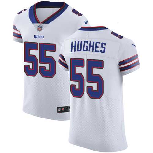 Nike Buffalo Bills #55 Jerry Hughes White Men's Stitched NFL Vapor Untouchable Elite Jersey