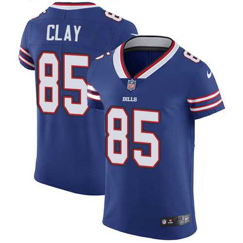 Nike Buffalo Bills #85 Charles Clay Royal Blue Team Color Men's Stitched NFL Vapor Untouchable Elite Jersey