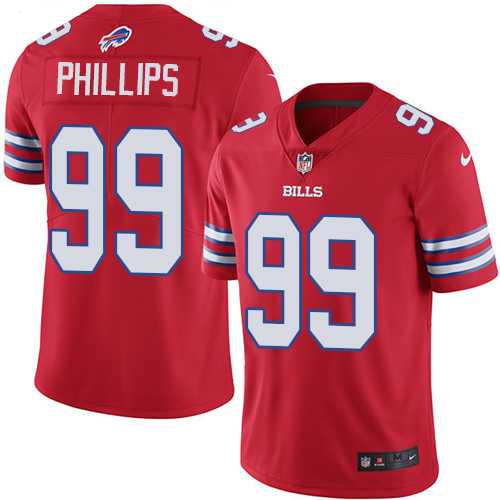 Nike Buffalo Bills #99 Harrison Phillips Red Men's Stitched NFL Limited Rush Jersey