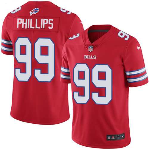 Nike Buffalo Bills #99 Harrison Phillips Red Men's Stitched NFL Limited Rush Jersey Nike Buffalo Bills #99 Harrison Phillips Red Men's Stitched NFL Limited Rush Jersey