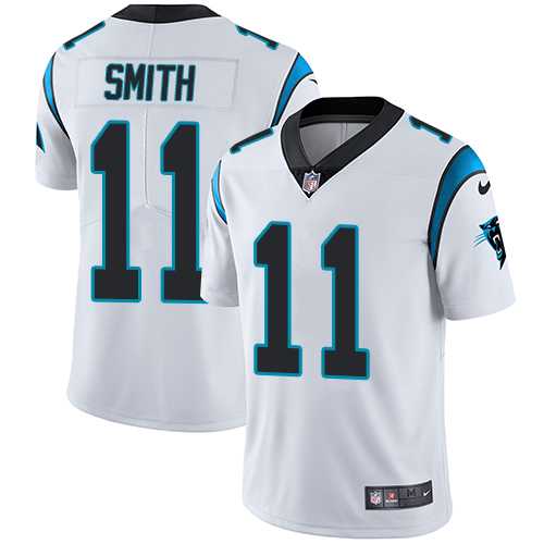 Nike Carolina Panthers #11 Torrey Smith White Men's Stitched NFL Vapor Untouchable Limited Jersey