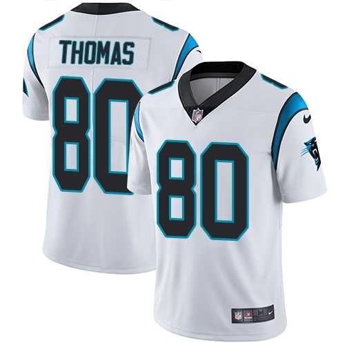 Nike Carolina Panthers #80 Ian Thomas White Men's Stitched NFL Vapor Untouchable Limited Jersey Nike Carolina Panthers #80 Ian Thomas White Men's Stitched NFL Vapor Untouchable Limited Jersey