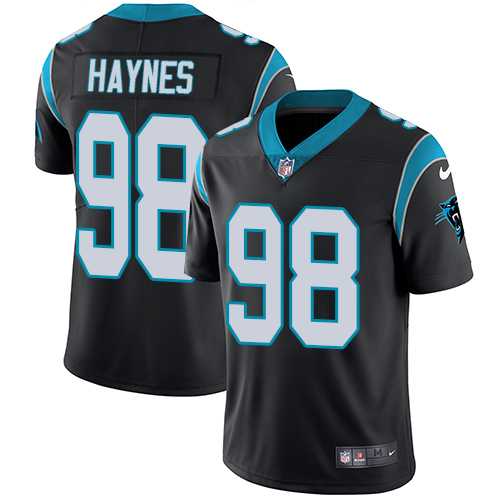 Nike Carolina Panthers #98 Marquis Haynes Black Team Color Men's Stitched NFL Vapor Untouchable Limited Jersey