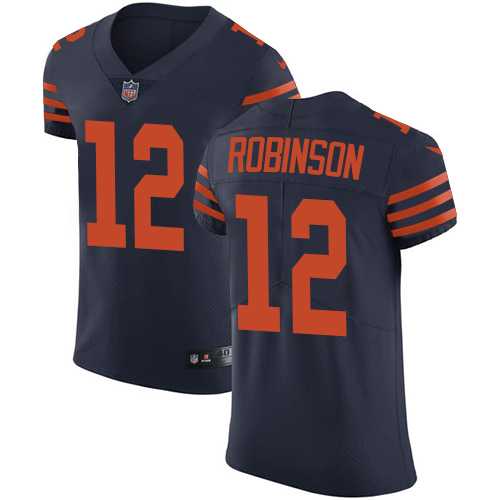 Nike Chicago Bears #12 Allen Robinson Navy Blue Alternate Men's Stitched NFL Vapor Untouchable Elite Jersey