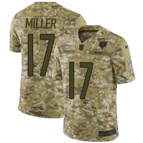 Nike Chicago Bears #17 Anthony Miller Camo Men's Stitched NFL Limited 2018 Salute To Service Jersey