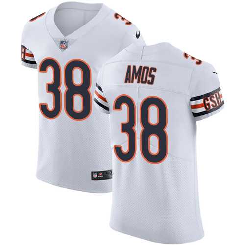 Nike Chicago Bears #38 Adrian Amos White Men's Stitched NFL Vapor Untouchable Elite Jersey