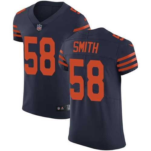 Nike Chicago Bears #58 Roquan Smith Navy Blue Alternate Men's Stitched NFL Vapor Untouchable Elite Jersey