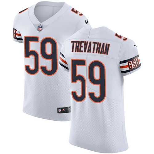 Nike Chicago Bears #59 Danny Trevathan White Men's Stitched NFL Vapor Untouchable Elite Jersey