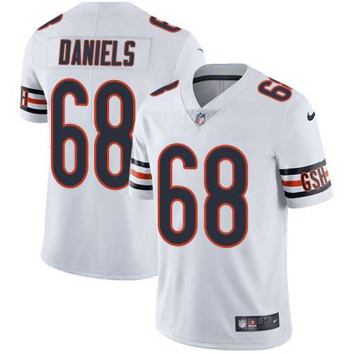 Nike Chicago Bears #68 James Daniels White Men's Stitched NFL Vapor Untouchable Limited Jersey