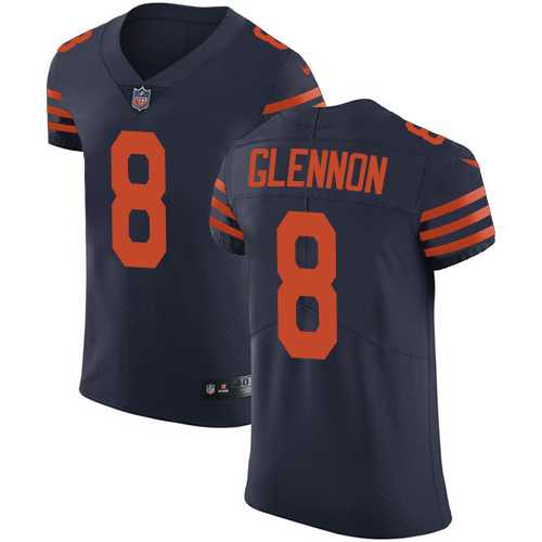 Nike Chicago Bears #8 Mike Glennon Navy Blue Alternate Men's Stitched NFL Vapor Untouchable Elite Jersey