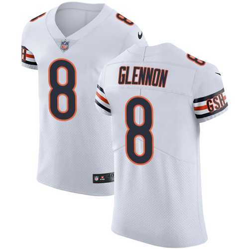 Nike Chicago Bears #8 Mike Glennon White Men's Stitched NFL Vapor Untouchable Elite Jersey