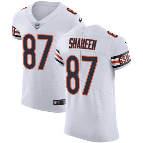 Nike Chicago Bears #87 Adam Shaheen White Men's Stitched NFL Vapor Untouchable Elite Jersey