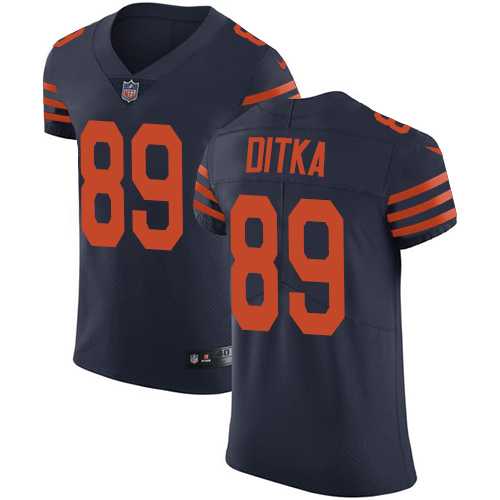 Nike Chicago Bears #89 Mike Ditka Navy Blue Alternate Men's Stitched NFL Vapor Untouchable Elite Jersey