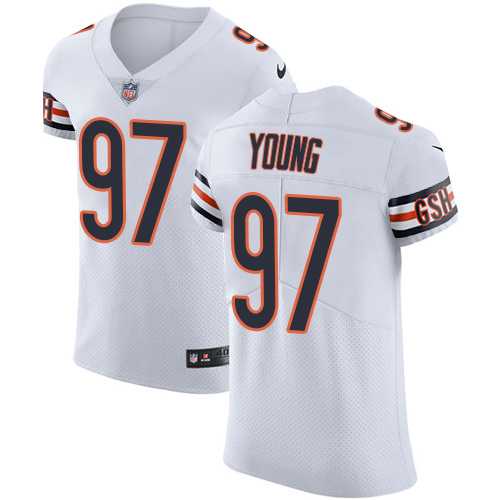 Nike Chicago Bears #97 Willie Young White Men's Stitched NFL Vapor Untouchable Elite Jersey