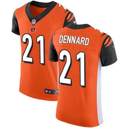 Nike Cincinnati Bengals #21 Darqueze Dennard Orange Alternate Men's Stitched NFL Vapor Untouchable Elite Jersey