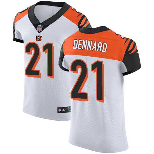 Nike Cincinnati Bengals #21 Darqueze Dennard White Men's Stitched NFL Vapor Untouchable Elite Jersey