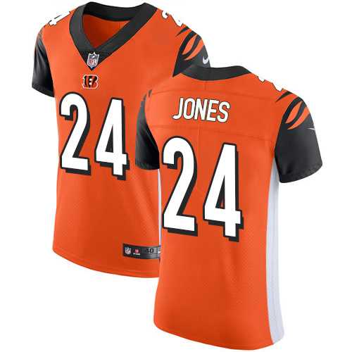 Nike Cincinnati Bengals #24 Adam Jones Orange Alternate Men's Stitched NFL Vapor Untouchable Elite Jersey