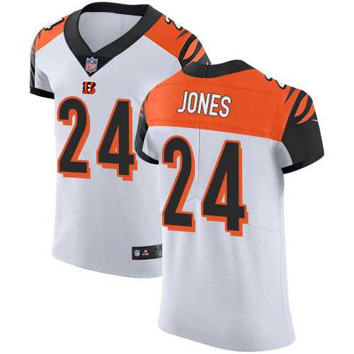 Nike Cincinnati Bengals #24 Adam Jones White Men's Stitched NFL Vapor Untouchable Elite Jersey