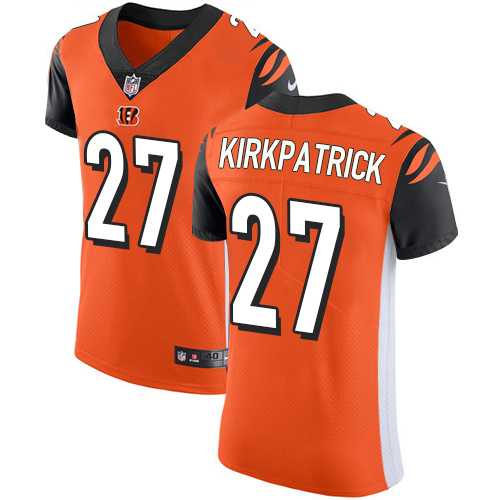 Nike Cincinnati Bengals #27 Dre Kirkpatrick Orange Alternate Men's Stitched NFL Vapor Untouchable Elite Jersey