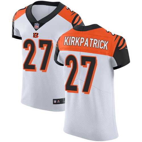 Nike Cincinnati Bengals #27 Dre Kirkpatrick White Men's Stitched NFL Vapor Untouchable Elite Jersey