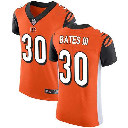 Nike Cincinnati Bengals #30 Jessie Bates III Orange Alternate Men's Stitched NFL Vapor Untouchable Elite Jersey