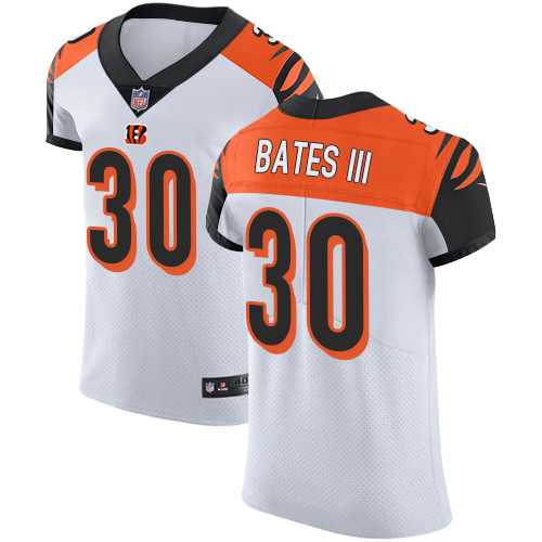 Nike Cincinnati Bengals #30 Jessie Bates III White Men's Stitched NFL Vapor Untouchable Elite Jersey