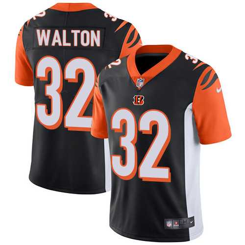 Nike Cincinnati Bengals #32 Mark Walton Black Team Color Men's Stitched NFL Vapor Untouchable Limited Jersey