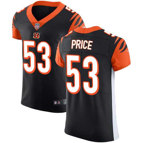 Nike Cincinnati Bengals #53 Billy Price Black Team Color Men's Stitched NFL Vapor Untouchable Elite Jersey