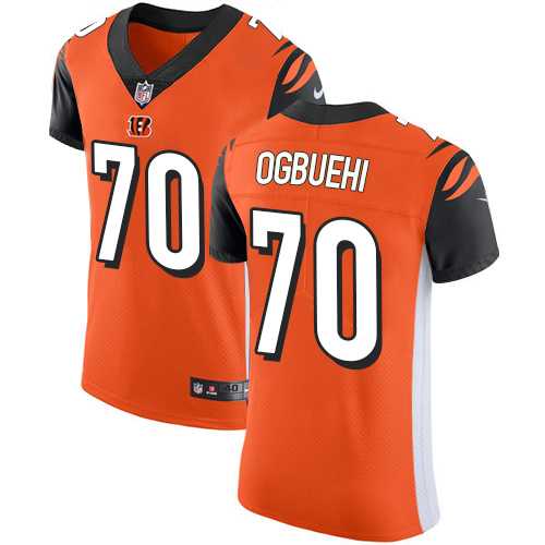 Nike Cincinnati Bengals #70 Cedric Ogbuehi Orange Alternate Men's Stitched NFL Vapor Untouchable Elite Jersey