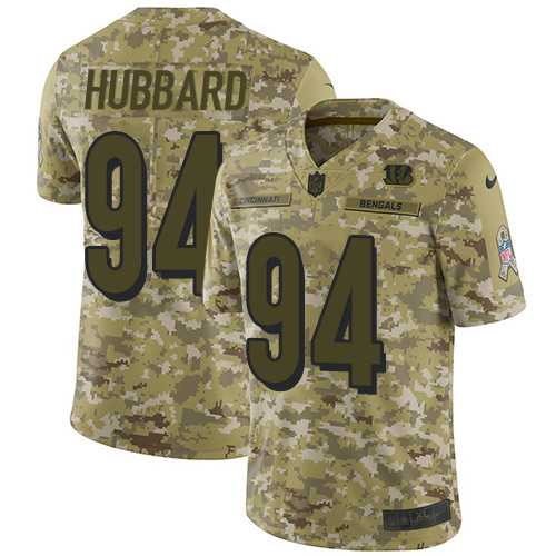 Nike Cincinnati Bengals #94 Sam Hubbard Camo Men's Stitched NFL Limited 2018 Salute To Service Jersey