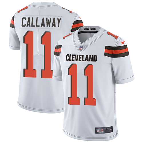 Nike Cleveland Browns #11 Antonio Callaway White Men's Stitched NFL Vapor Untouchable Limited Jersey