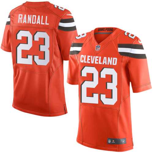 Nike Cleveland Browns #23 Damarious Randall Orange Alternate Men's Stitched NFL Elite Jersey