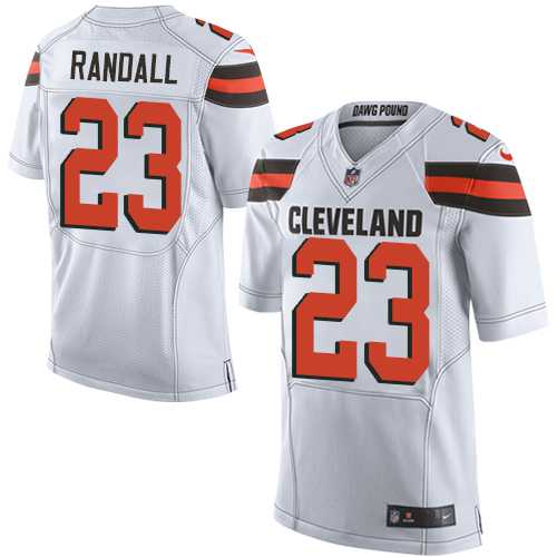 Nike Cleveland Browns #23 Damarious Randall White Men's Stitched NFL Elite Jersey