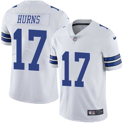 Nike Dallas Cowboys #17 Allen Hurns White Men's Stitched NFL Vapor Untouchable Limited Jersey