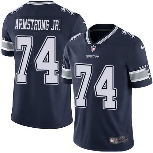 Nike Dallas Cowboys #74 Dorance Armstrong Jr. Navy Blue Team Color Men's Stitched NFL Vapor Untouchable Limited Jersey
