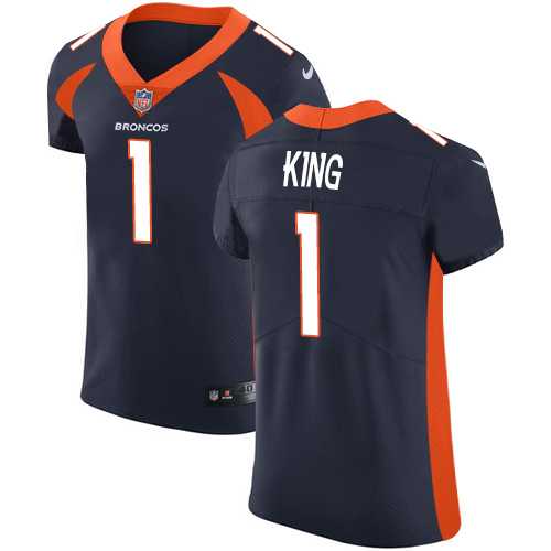 Nike Denver Broncos #1 Marquette King Navy Blue Alternate Men's Stitched NFL Vapor Untouchable Elite Jersey