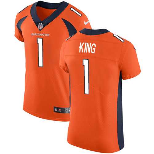 Nike Denver Broncos #1 Marquette King Orange Team Color Men's Stitched NFL Vapor Untouchable Elite Jersey