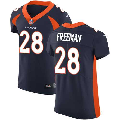 Nike Denver Broncos #28 Royce Freeman Navy Blue Alternate Men's Stitched NFL Vapor Untouchable Elite Jersey