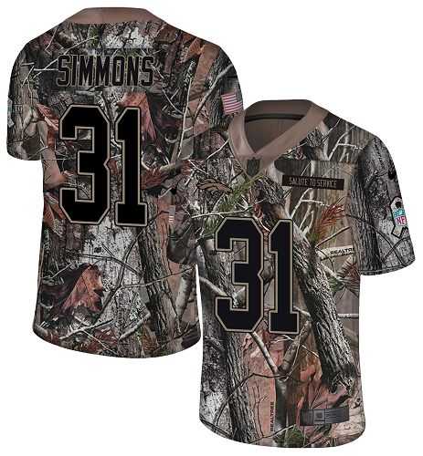 Nike Denver Broncos #31 Justin Simmons Camo Men's Stitched NFL Limited Rush Realtree Jersey