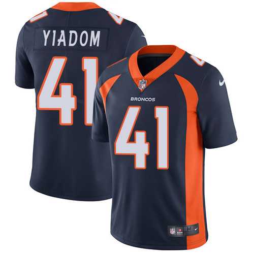 Nike Denver Broncos #41 Isaac Yiadom Navy Blue Alternate Men's Stitched NFL Vapor Untouchable Limited Jersey