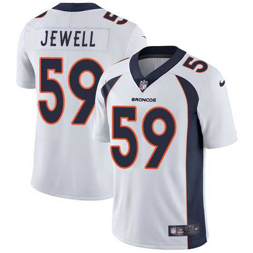 Nike Denver Broncos #59 Josey Jewell White Men's Stitched NFL Vapor Untouchable Limited Jersey