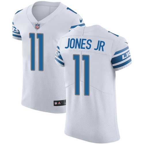 Nike Detroit Lions #11 Marvin Jones Jr White Men's Stitched NFL Vapor Untouchable Elite Jersey
