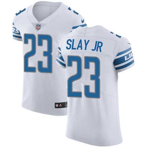 Nike Detroit Lions #23 Darius Slay JR White Men's Stitched NFL Vapor Untouchable Elite Jersey