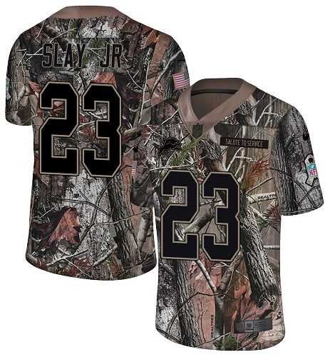 Nike Detroit Lions #23 Darius Slay Jr Camo Men's Stitched NFL Limited Rush Realtree Jersey